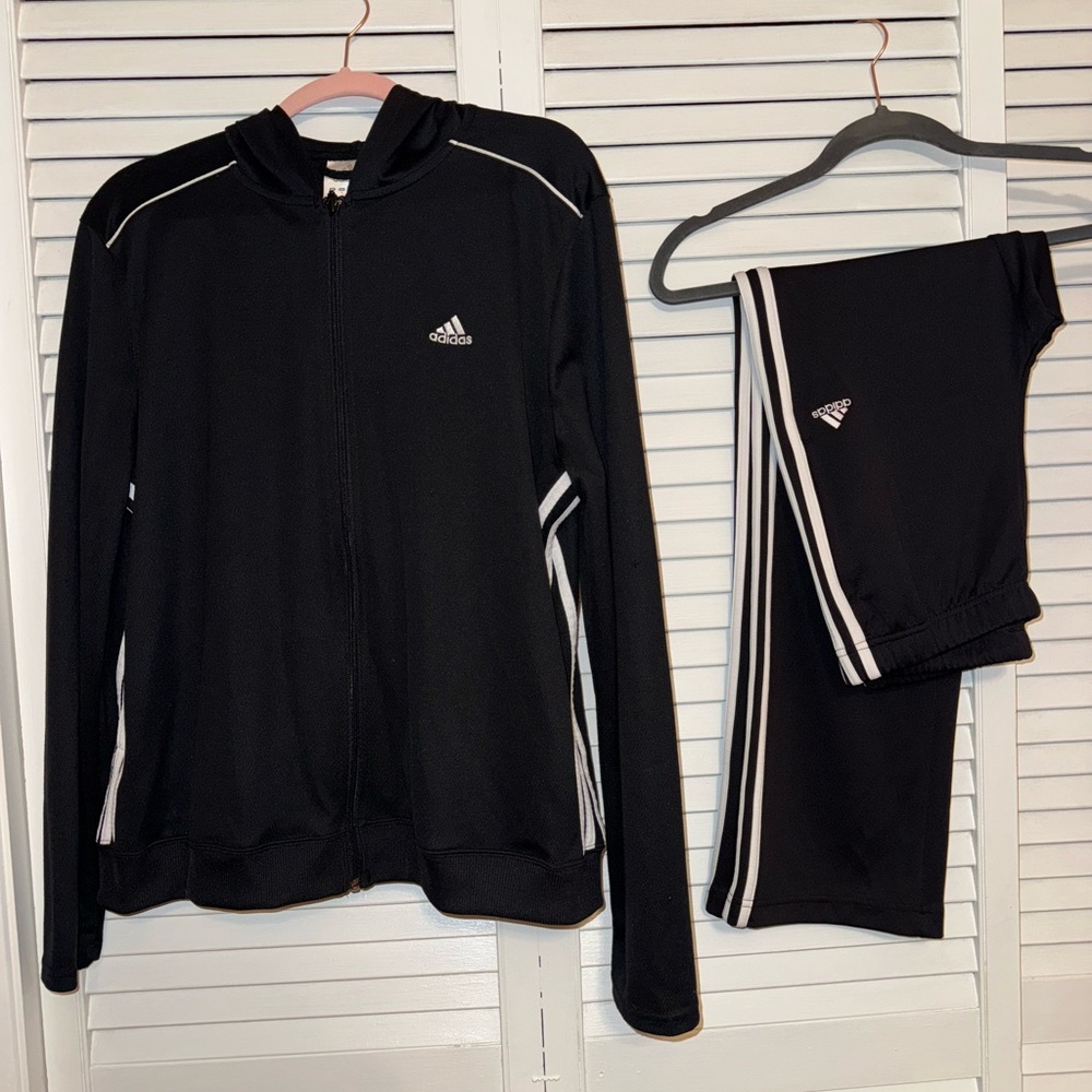 Vintage Adidas Black Athletic Jacket